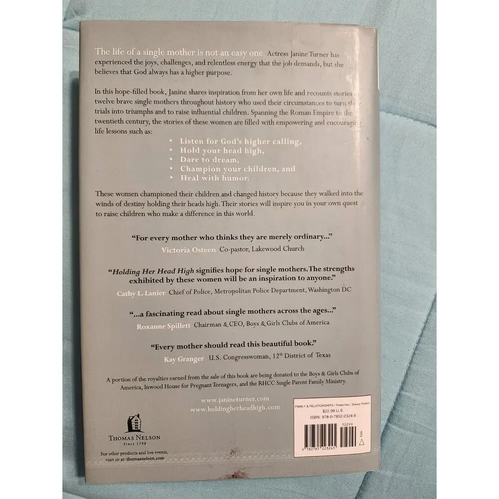 Holding Her Head High • 2008 Hardcover • 1st Print • NWT